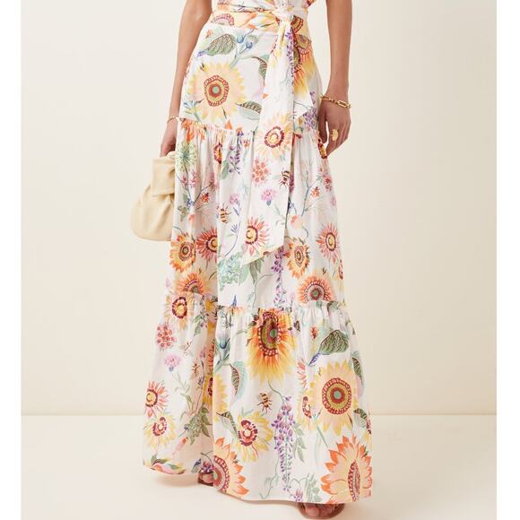 Banjanan Discovery Skirt Mid Summer Bumble White - Picture 2 of 9